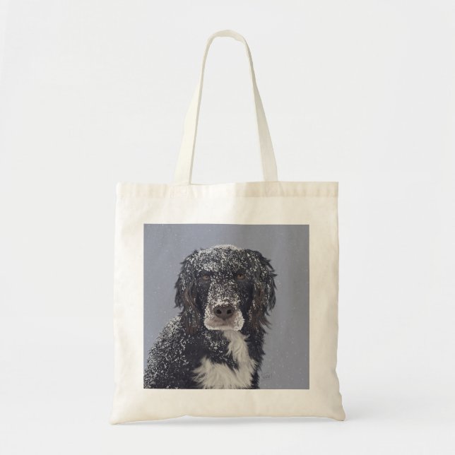 Bolsa Tote Espanhol mistura retrato de animais (Frente)