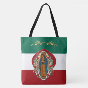 Bolsa Tote Espanhola de Guadalupe, Religiosa Mexicana