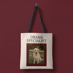Bolsa Tote Especialista em Drama Foto Engraçada Personalizada