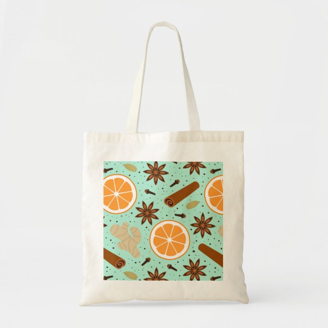 Bolsa Tote Especiarias de Natal (Frente)
