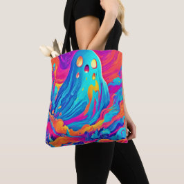 Bolsa Tote Espectral Ghost Halloween Art