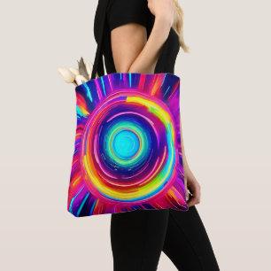 Bolsa Tote Espectro Circular: Uma Exploração Vibrante de Cor
