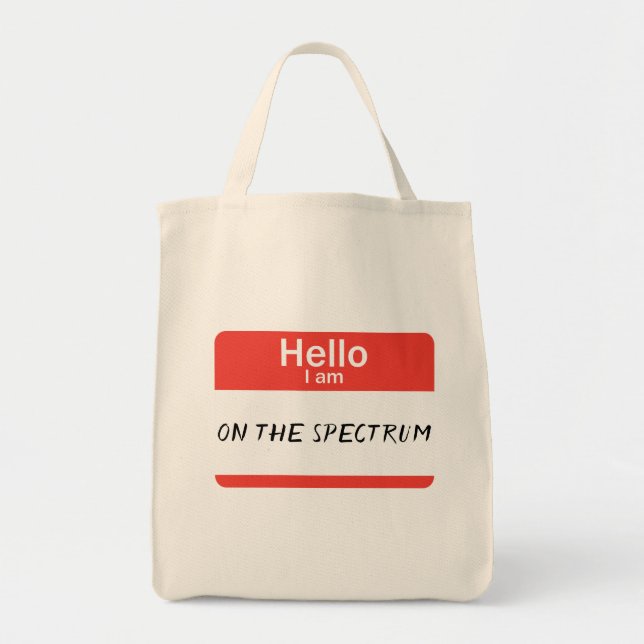 Bolsa Tote Espectro de Nametag (Frente)