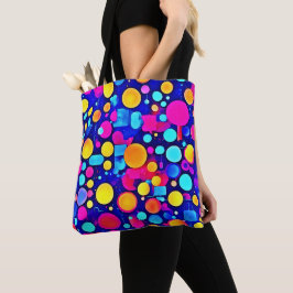 Bolsa Tote Espectro dos círculos Abstrato coloridos