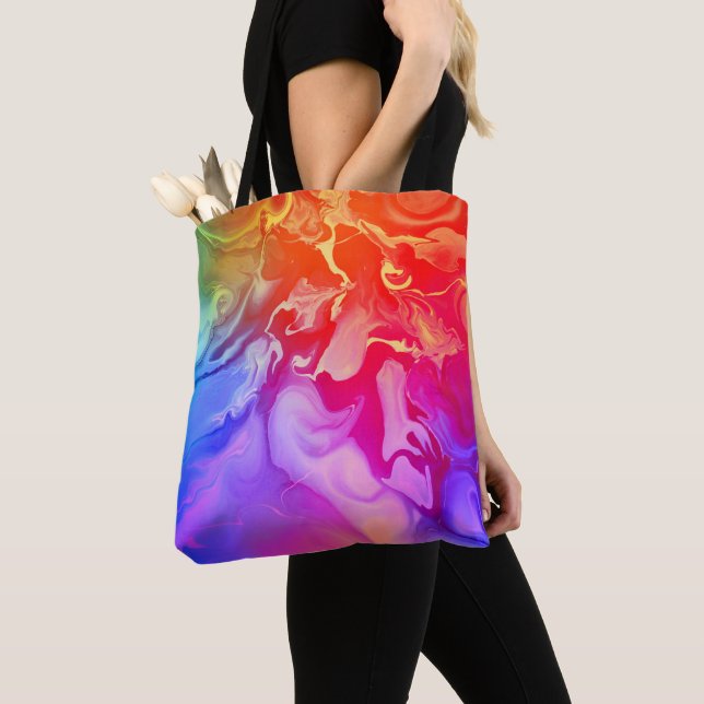 Bolsa Tote Espectro Elétrico em Movimento (Close Up)