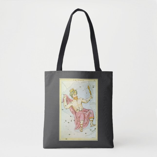 Bolsa Tote Espelho da Urânia, Mapa Celestial da Astronomia Vi (Frente)