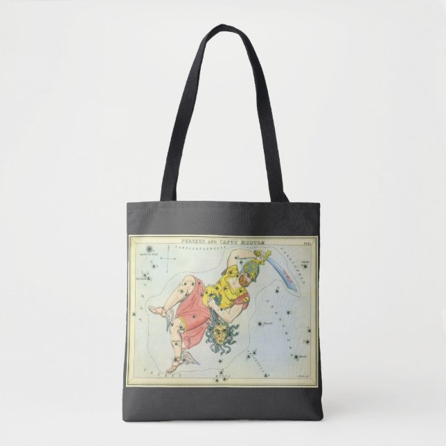 Bolsa Tote Espelho da Urânia, Mapa Celestial da Astronomia Vi (Frente)