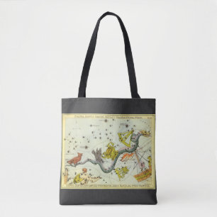 Bolsa Tote Espelho de Urânia, Mapa Celeste de Astronomia Anti