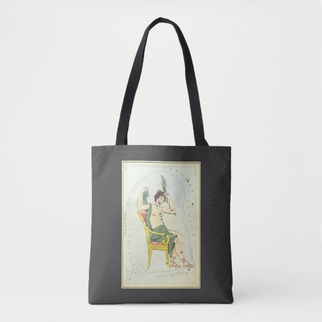 Bolsa Tote Espelho de Urânia, Mapa Celeste de Astronomia Anti (Frente)