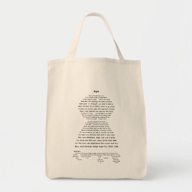 Bolsa Tote Esperança (Frente)