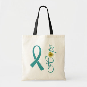 Bolsa Tote Esperança da fita da cerceta