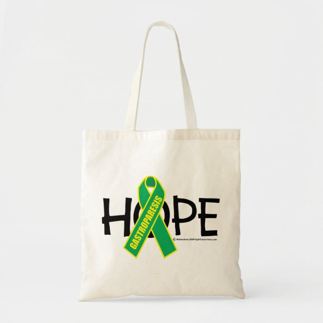 Bolsa Tote Esperança de Gastroparesis (Frente)