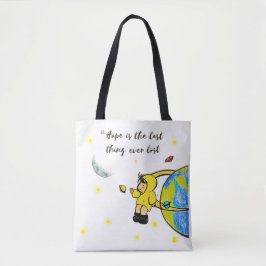 Bolsa Tote "Esperança é a última coisa que já se perdeu"