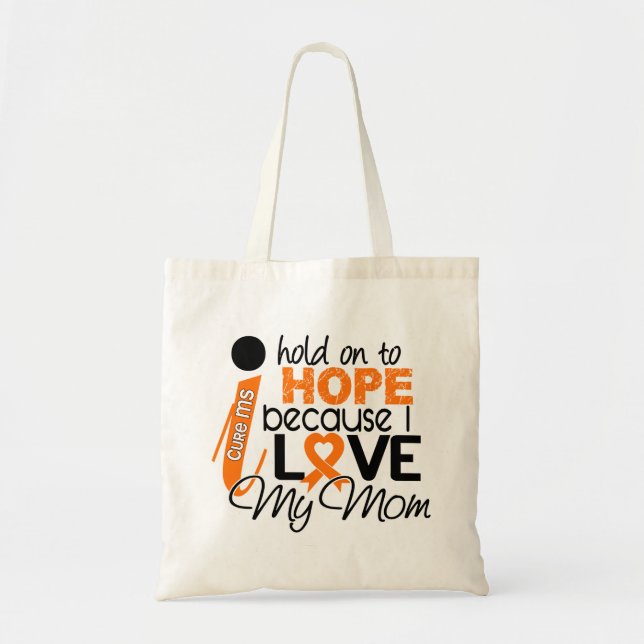 Bolsa Tote Esperança para meu MS da esclerose múltipla da (Frente)