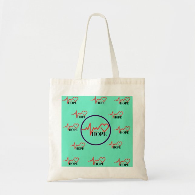 Bolsa Tote Esperança (Romanos 15:13) (Frente)