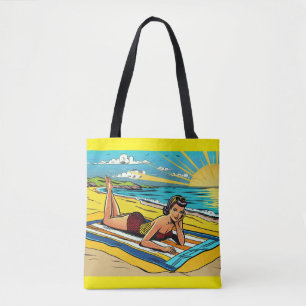 Bolsa Tote Espero que você esteja tendo um verão incrível
