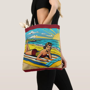 Bolsa Tote Espero que você esteja tendo um verão incrível