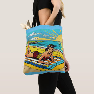 Bolsa Tote Espero que você esteja tendo um verão incrível