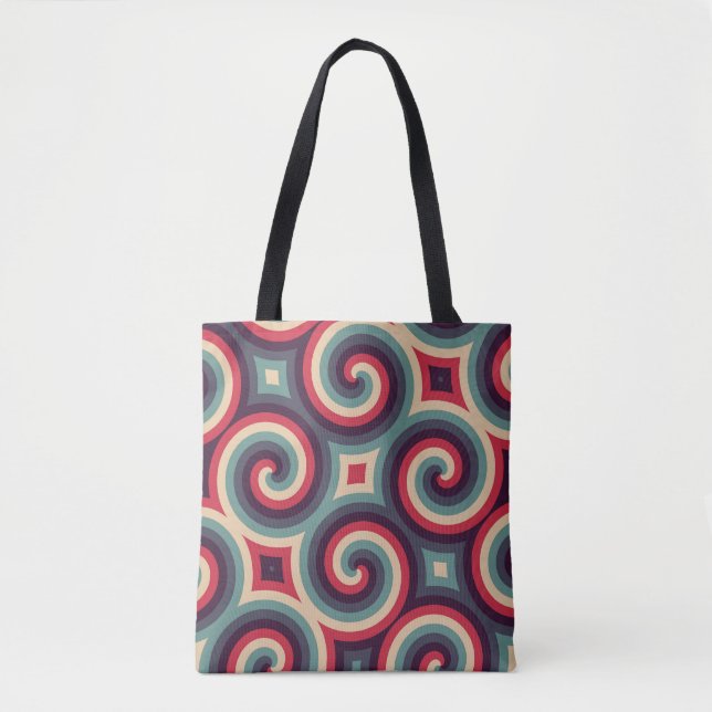 Bolsa Tote Espirais Elétricos (Frente)
