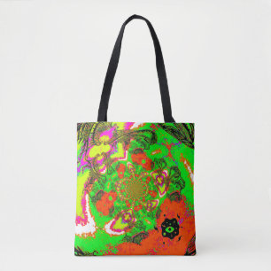 Bolsa Tote Espiral Colorida Funky