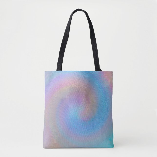 Bolsa Tote Espiral Iridescente (Frente)