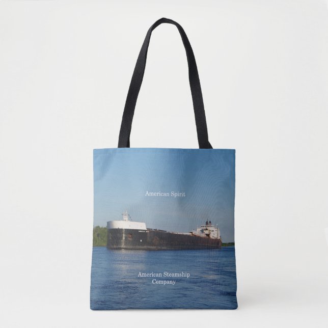 Bolsa Tote Espírito Americano por toda a mala (Frente)