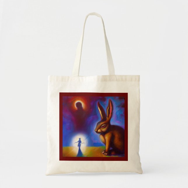 Bolsa Tote Espírito Animal Coelho 3 (Frente)