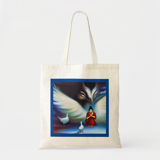 Bolsa Tote Espírito Animal Ganso 3 (Frente)