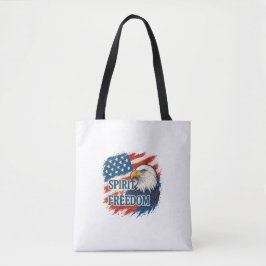 Bolsa Tote Espírito da Liberdade Americana – Design para 4 de