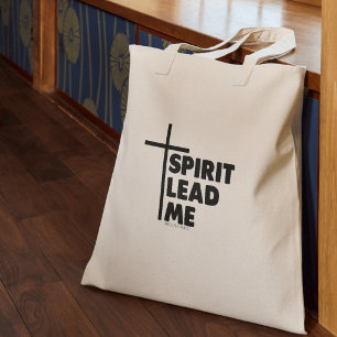 Bolsa Tote Espírito Me Leva À Tipografia Cristã