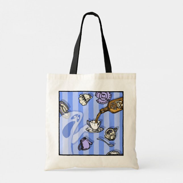 Bolsa Tote Espíritos - Arte Surreal Pop Gótico (Verso)