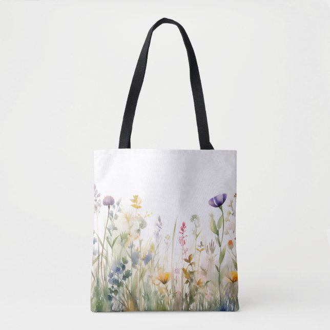 Bolsa Tote Espíritos do Wildflower para Entusiastas da Nature (Frente)
