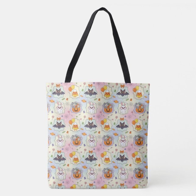 Bolsa Tote Espíritos doces - Uma Parada Pastel do Dia das Bru (Frente)