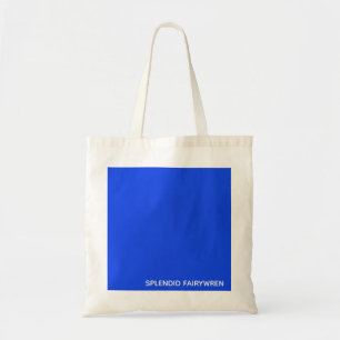 Bolsa Tote Esplêndido Nome de Cor Azul Fairywren