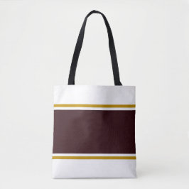 Bolsa Tote Esportes, 70 anos, Corridas Marrons de Cacau em Br