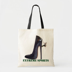 Bolsa Tote Esportes Extremos Engraçados - Subindo Calçados