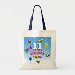 Bolsa Tote Esportista Feliz Aniversário | AZUL