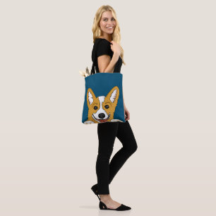 Bolsa Tote Espreitar do Corgi