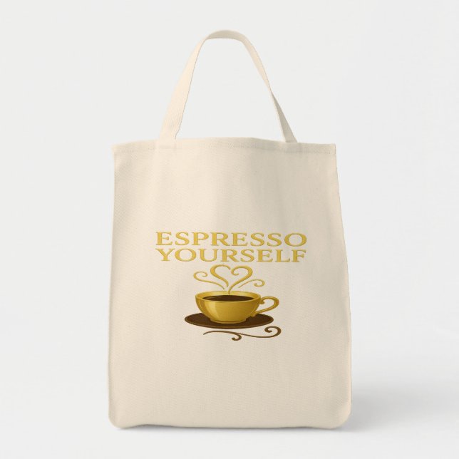 Bolsa Tote Espresso Yourself™ - Edição da Ouro (Frente)