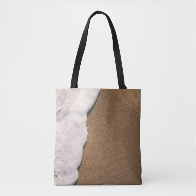 Bolsa Tote Espuma marinha na areia (Frente)