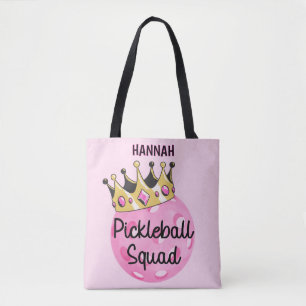 Bolsa Tote Esquadrão Coletor Rosa Personalizado