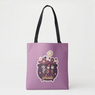 Bolsa Tote Esquadrão de Amendoins Duendes Caldeirão Halloween