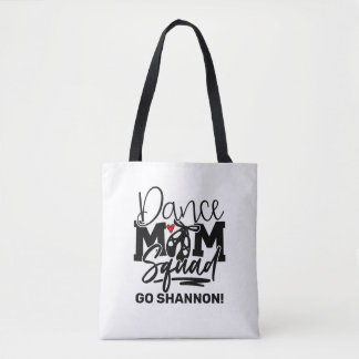Bolsa Tote Esquadrão de dança da mãe personalizada