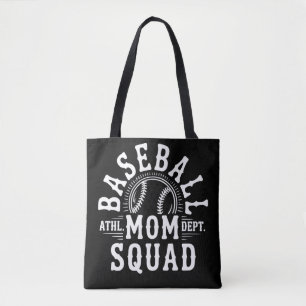 Bolsa Tote Esquadrão de Mãe de Beisebol Esportivo