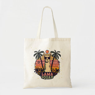Bolsa Tote Esquadrão legal Retro Llama