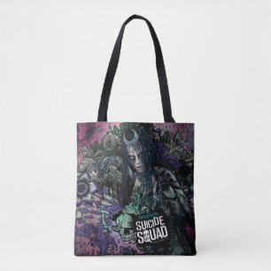 Bolsa Tote Esquadrão Suicida   Grafite De Caracteres De Ench