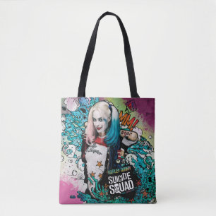 Bolsa Tote Esquadrão Suicida   Harley Quinn Character Grafit