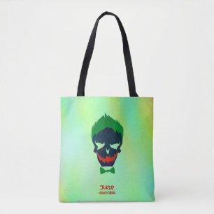 Bolsa Tote Esquadrão Suicida   Ícone Cabeça de Joker