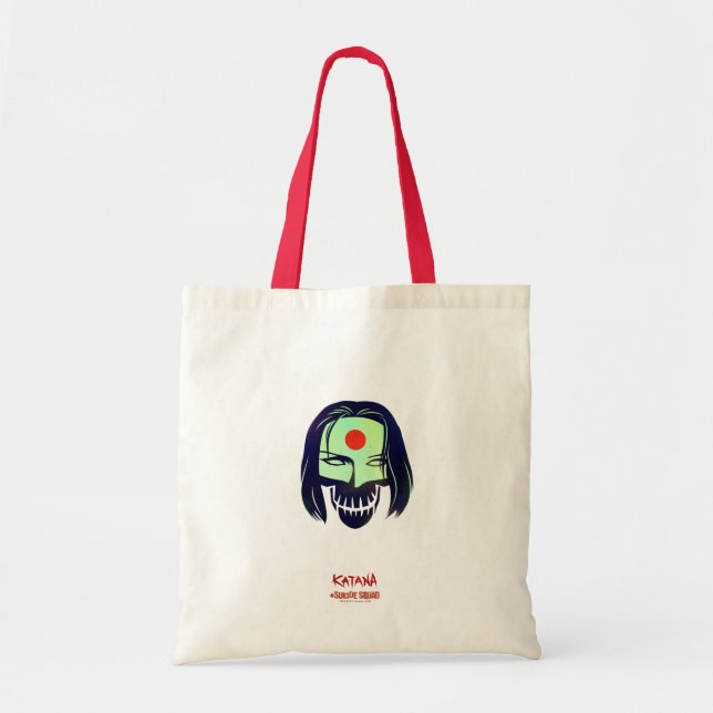 Bolsa Tote Esquadrão Suicida | Ícone Cabeça Katana (Frente)