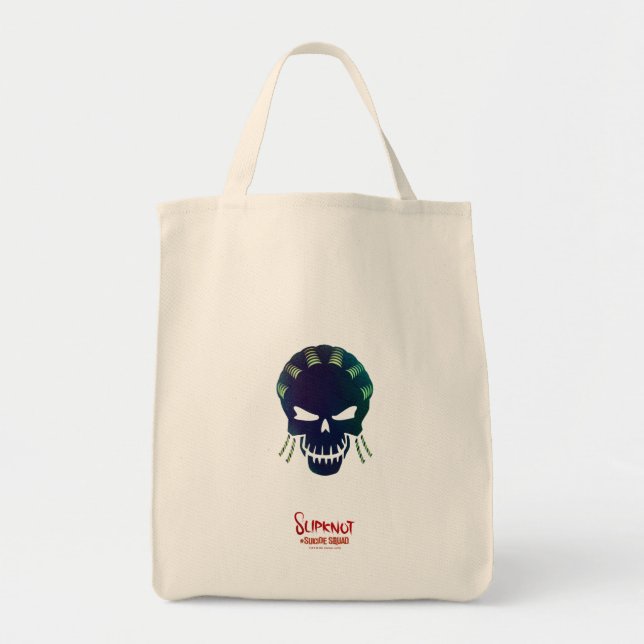 Bolsa Tote Esquadrão Suicida | Ícone de cabeça de slipknot (Frente)